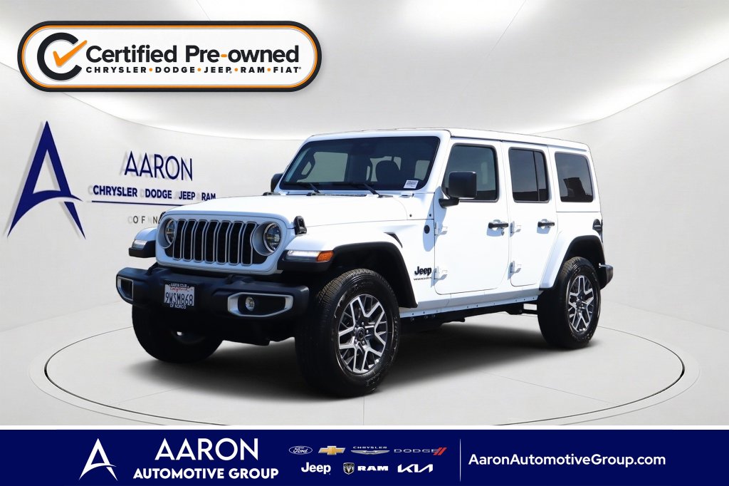 Bright White Clearcoat Used 2026 Jeep Wrangler Sahara  in Norco, CA