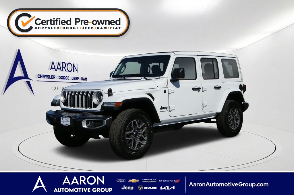 Bright White Clearcoat Used 2026 Jeep Wrangler Sahara  in Norco, CA