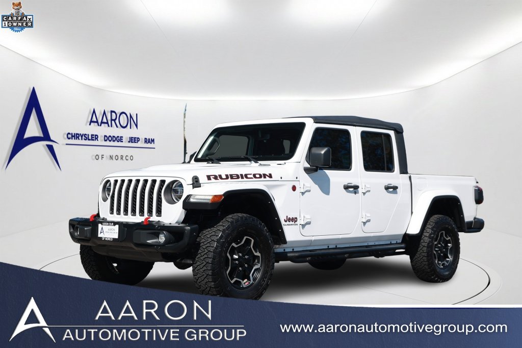 Bright White Clearcoat Used 2021 Jeep Gladiator Rubicon  in Norco, CA