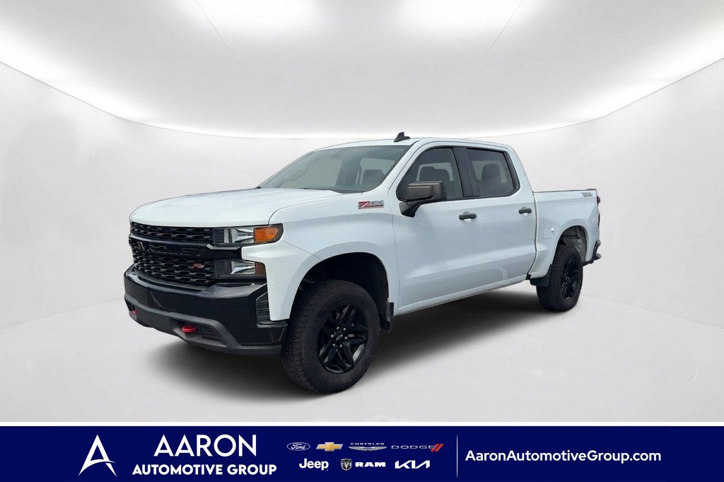 Summit White Used 2021 Chevrolet Silverado 1500 Custom Trail Boss  in Norco, CA