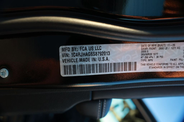 New 2025 Jeep Grand Cherokee Altitude X  in Norco, CA 30