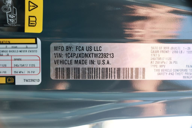 New 2026 Jeep Wrangler Sport  in Norco, CA 35