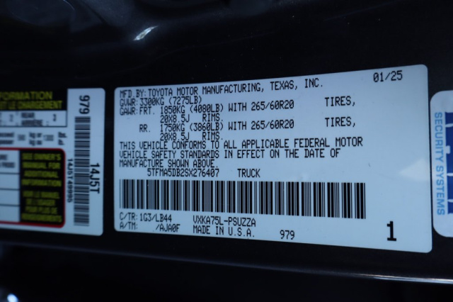 Used 2025 Toyota Tundra 1794  in Norco, CA 35