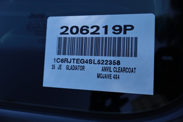Used 2025 Jeep Gladiator Mojave  in Norco, CA 38