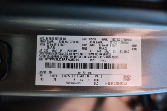 Used 2024 Ford F-150 XLT  in Norco, CA 38