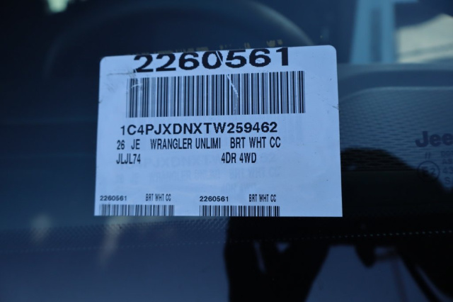New 2026 Jeep Wrangler Sport  in Norco, CA 30