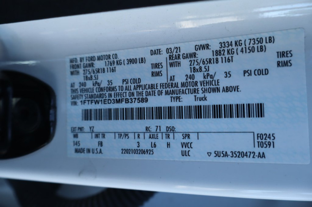 Used 2021 Ford F-150 XLT  in Norco, CA 38