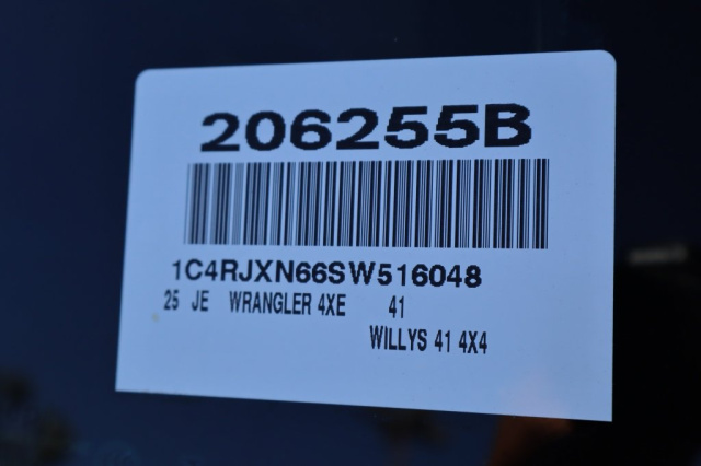 Used 2025 Jeep Wrangler Willys 4xe  in Norco, CA 38