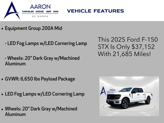 Used 2025 Ford F-150 STX  in Norco, CA 4