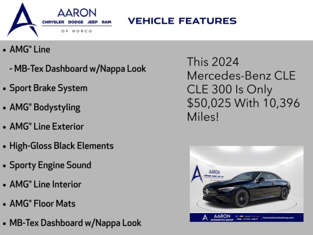 Used 2024 Mercedes-Benz CLE CLE 300 4MATIC® in Norco, CA 9