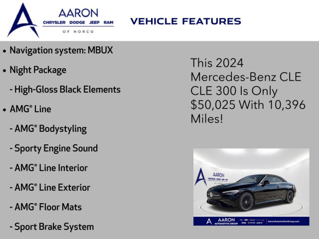 Used 2024 Mercedes-Benz CLE CLE 300 4MATIC® in Norco, CA 4