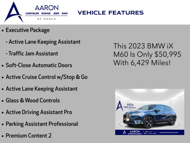 Used 2023 BMW iX M60  in Norco, CA 9