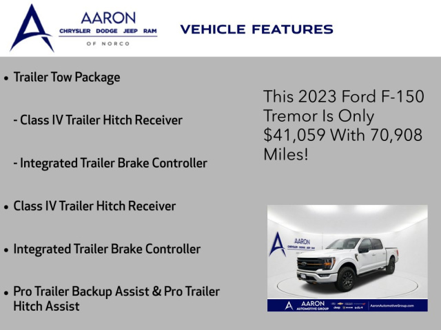 Used 2023 Ford F-150 Tremor  in Norco, CA 4