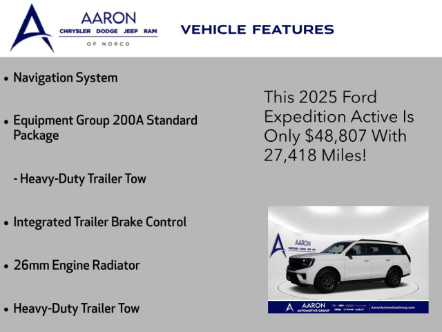 Used 2025 Ford Expedition Active  in Norco, CA 4