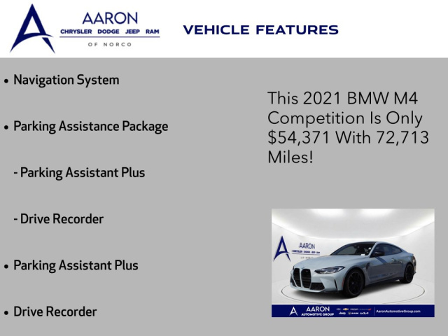 Used 2021 BMW M4 Competition  in Norco, CA 4