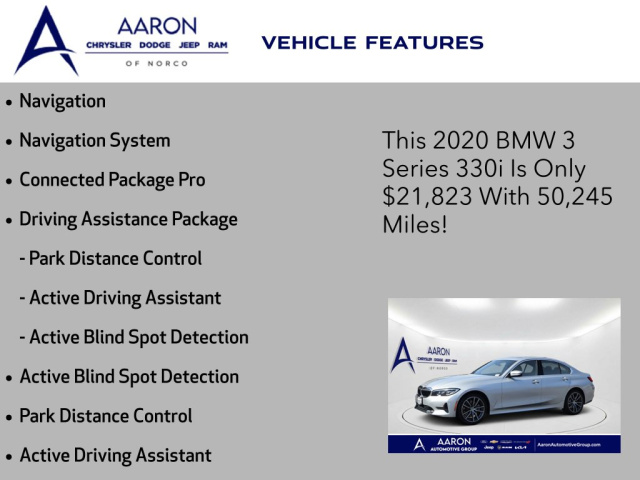 Used 2020 BMW 3 Series 330i  in Norco, CA 4