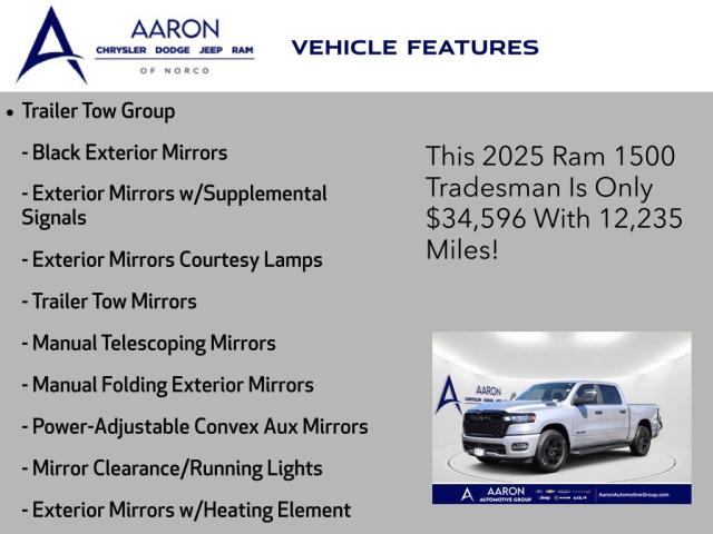 Used 2025 Ram 1500 Tradesman  in Norco, CA 9