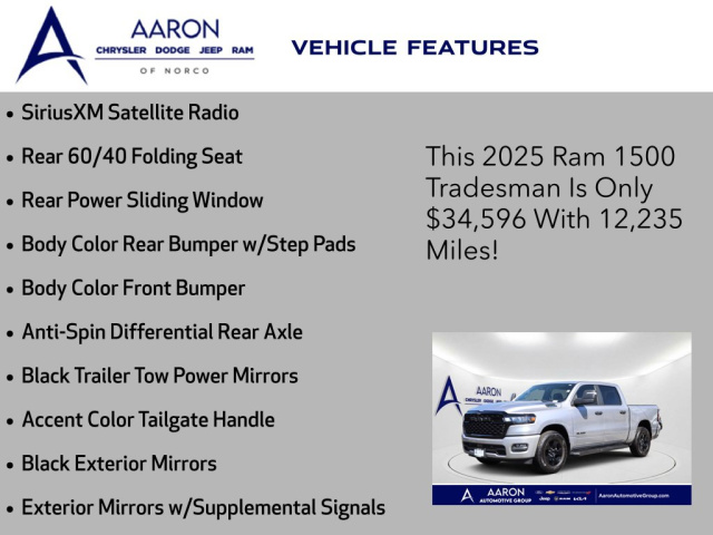 Used 2025 Ram 1500 Tradesman  in Norco, CA 18