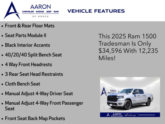 Used 2025 Ram 1500 Tradesman  in Norco, CA 28