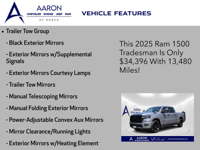 Used 2025 Ram 1500 Tradesman  in Norco, CA 9
