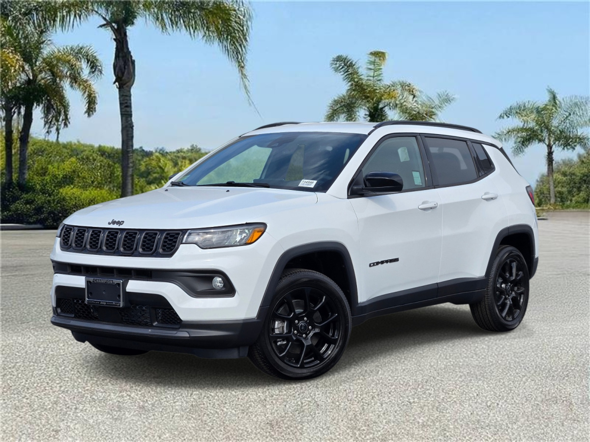 Bright White Clearcoat New 2026 Jeep Compass Latitude Altitude 4x4  in , 