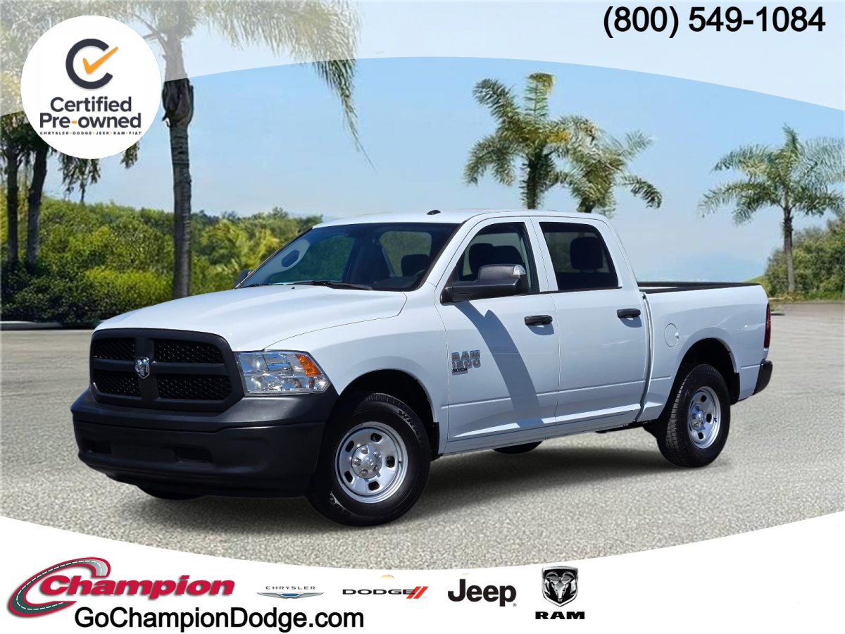 Bright White Clearcoat Used 2023 Ram 1500 Classic Tradesman 4x2 Crew Cab 5'7 Box  in , 