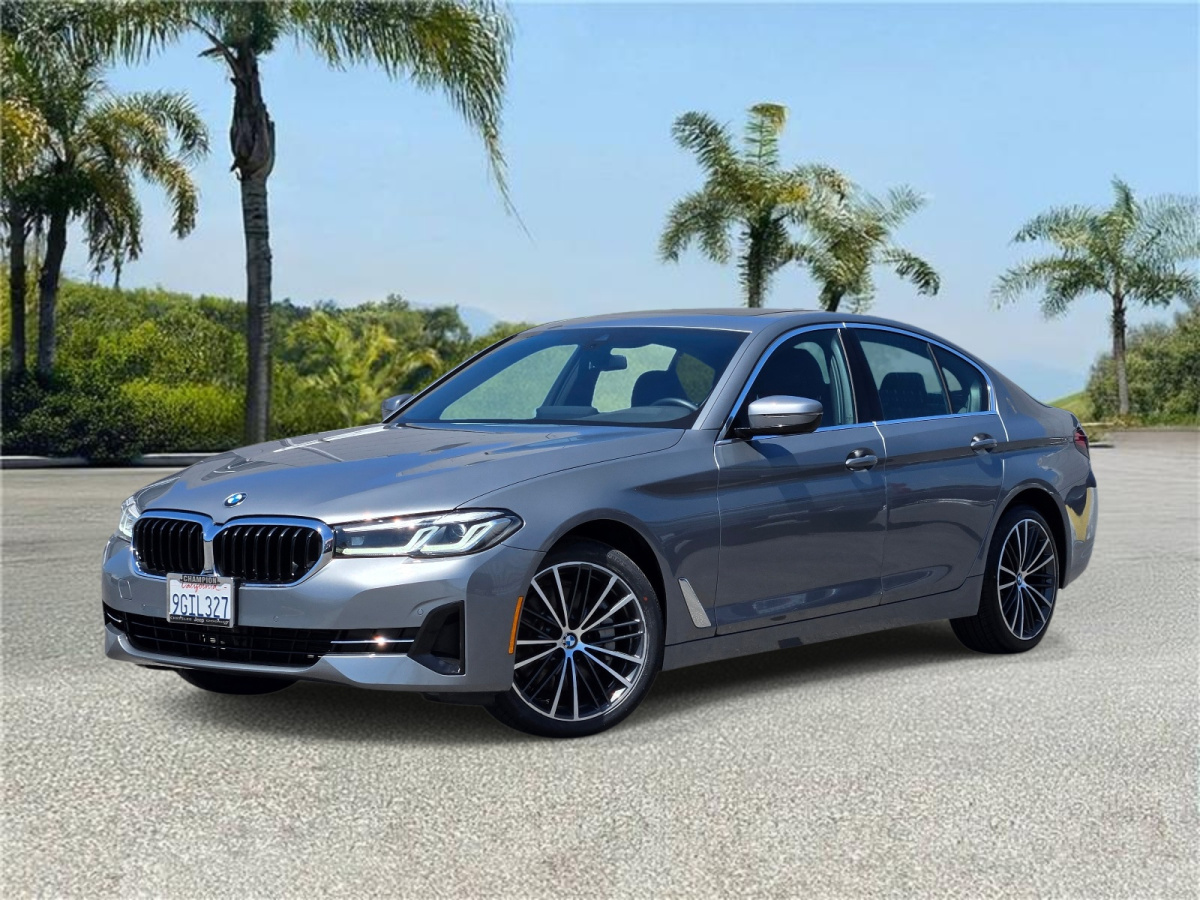Skyscraper Gray Metallic Used 2023 BMW 5 Series 530i Sedan  in , 