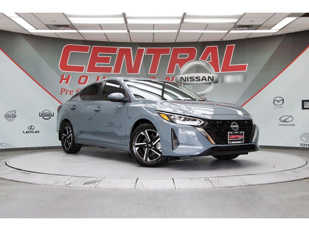Gray Metallic Used 2025 Nissan Sentra SV  in Houston, TX