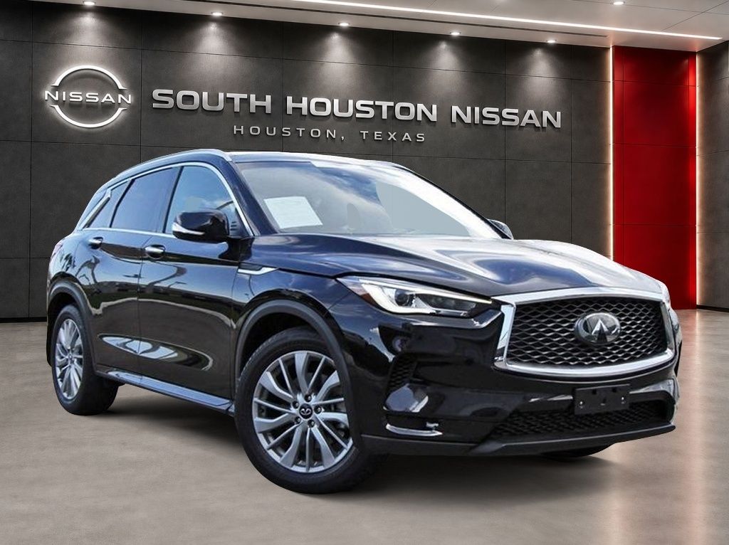 Black Obsidian Used 2023 INFINITI QX50 LUXE  in Houston, TX