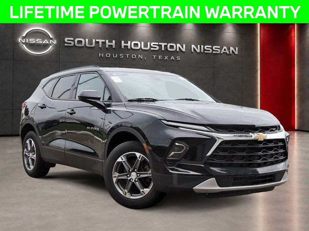Black Used 2024 Chevrolet Blazer LT  in Houston, TX