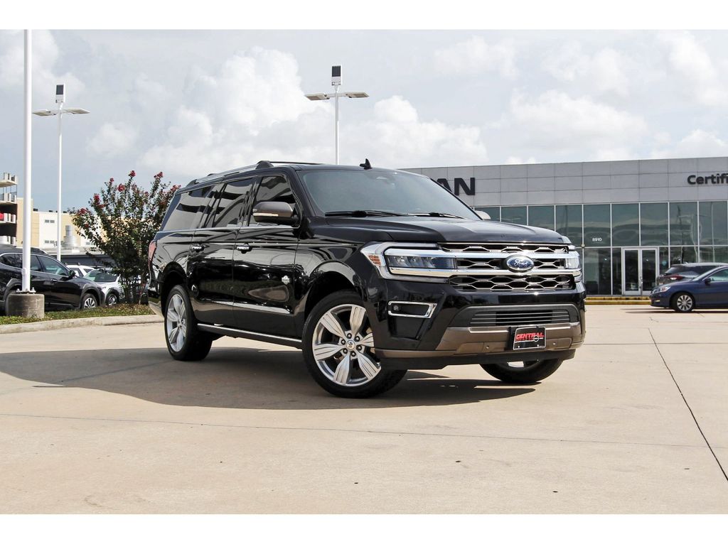 Black Metallic Used 2024 Ford Expedition Max King Ranch  in Houston, TX