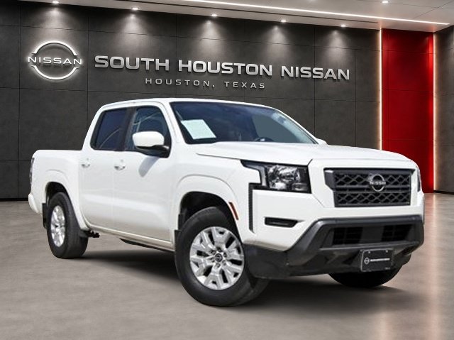 Glacier White Used 2023 Nissan Frontier SV  in Houston, TX
