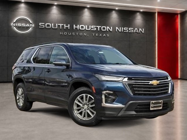 Blue Metallic Used 2023 Chevrolet Traverse LT  in Houston, TX