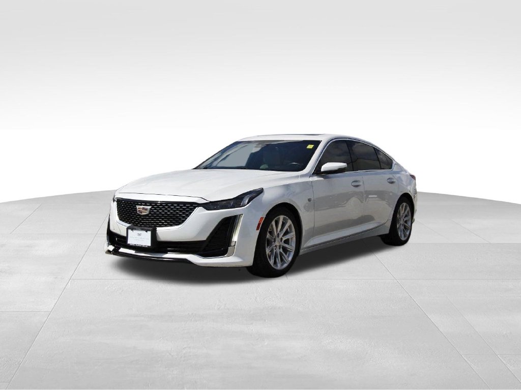 Crystal White Used 2023 Cadillac CT5 Luxury  in Houston, TX