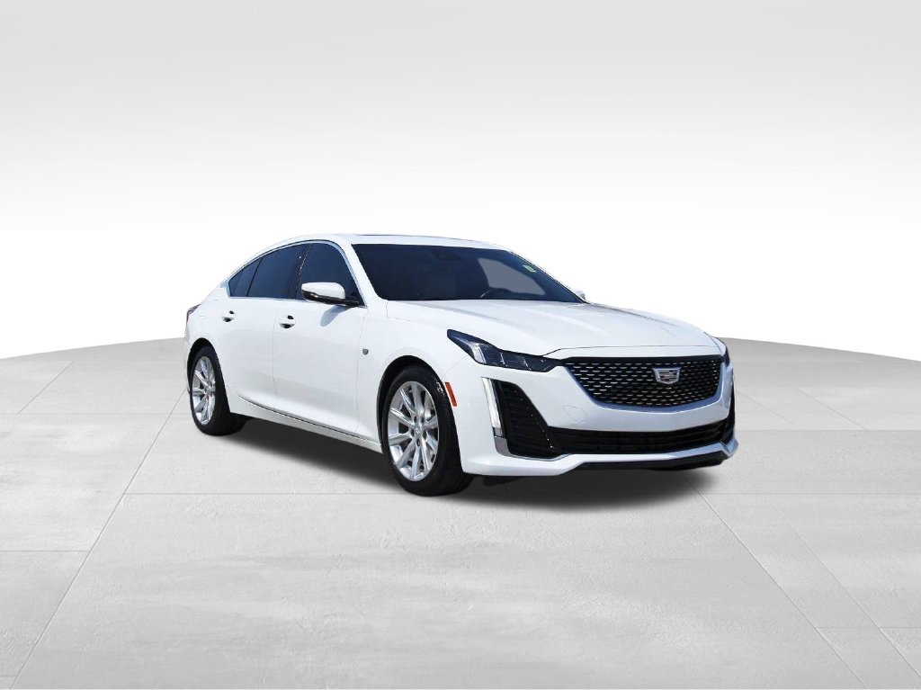 Summit White Used 2024 Cadillac CT5 Luxury  in Houston, TX
