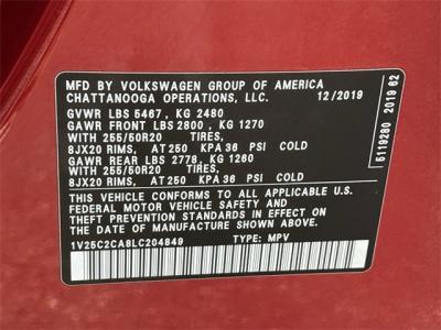 Used 2020 Volkswagen Atlas Cross Sport 2.0T SE w/Technology  in Anaheim, CA 31