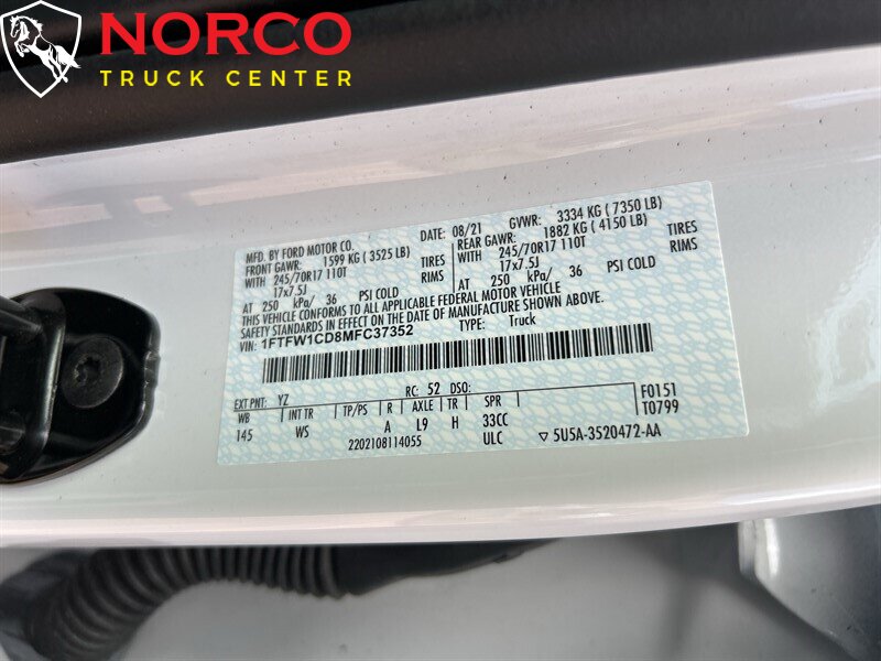 Used 2021 Ford F-150 XL Crew Cab Short Bed in Norco, CA 18 Used 2021 Ford F-150 XL Crew Cab Short Bed in Norco, CA 18