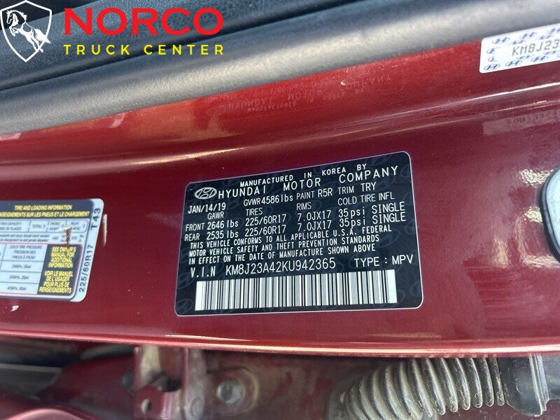 Used 2019 Hyundai TUCSON SE in Norco, CA 14 Used 2019 Hyundai TUCSON SE in Norco, CA 14