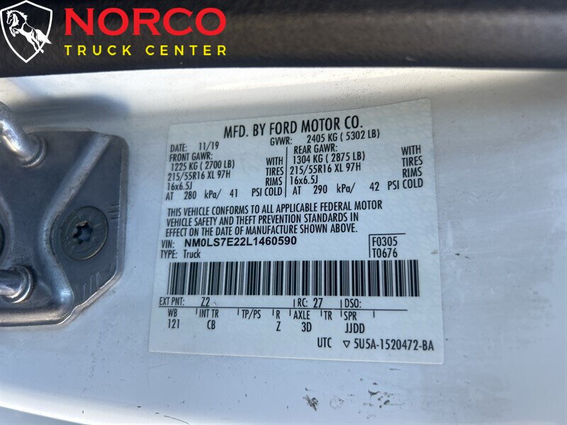 Used 2020 Ford Transit Connect XL Mini Cargo in Norco, CA 17 Used 2020 Ford Transit Connect XL Mini Cargo in Norco, CA 17