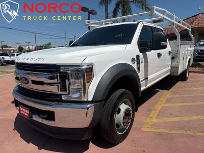 Used 2019 Ford F-550 12' Crew Cab Diesel 11' Utility w/ Ladder Rack in Norco, CA 4