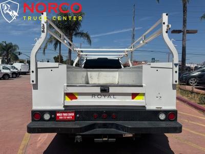 Used 2019 Ford F-550 12' Crew Cab Diesel 11' Utility w/ Ladder Rack in Norco, CA 8