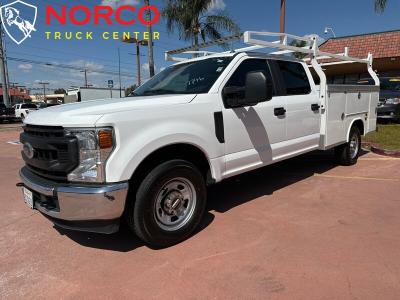 Used 2022 Ford F-350 Super Duty XL Crew Cab 8' Utility W/ Ladder Rack in Norco, CA 3