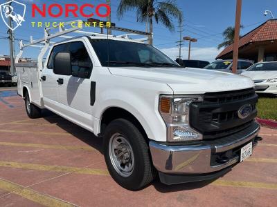 Used 2022 Ford F-350 Super Duty XL Crew Cab 8' Utility W/ Ladder Rack in Norco, CA 1