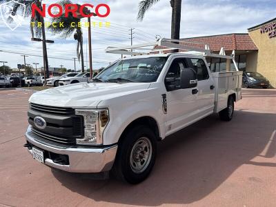 Used 2019 Ford F-350 Super Duty XL Crew Cab 8’ Utility Bed w/ Ladder Rack in Norco, CA 3