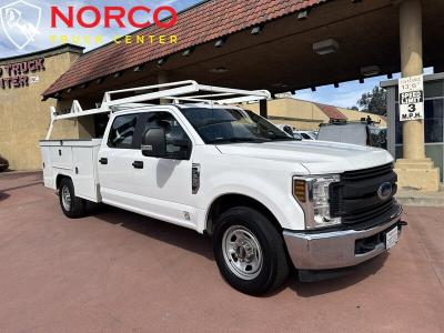 Used 2019 Ford F-350 Super Duty XL Crew Cab 8’ Utility Bed w/ Ladder Rack in Norco, CA 1