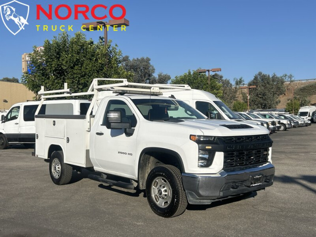 Used 2021 Chevrolet Silverado 2500HD Regular Cab w/ 8' Utility Bed in Norco, CA 1