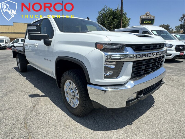 Used 2022 Chevrolet Silverado 2500HD LT Crew Cab 9'x7' Flat Bed Diesel 4x4 in Norco, CA 1