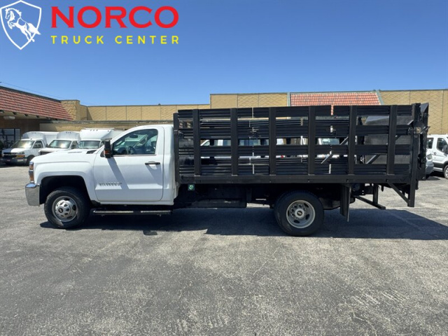 Used 2017 Chevrolet Silverado 3500HD CC Work Truck,12' Stake Bed w/ Liftgate in Norco, CA 23