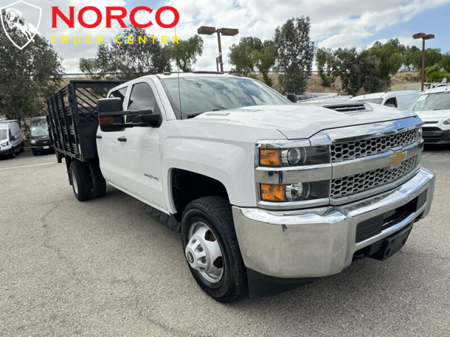 Used 2019 Chevrolet Silverado 3500HD CC Work Truck 9' Stake Bed w/ Liftgate in Norco, CA 1
