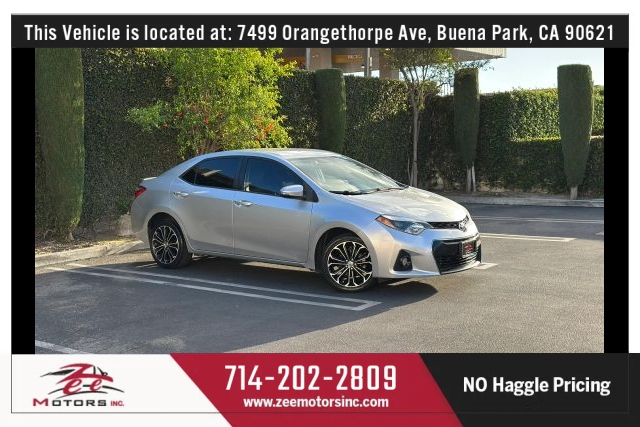 2015 Toyota Corolla S Plus